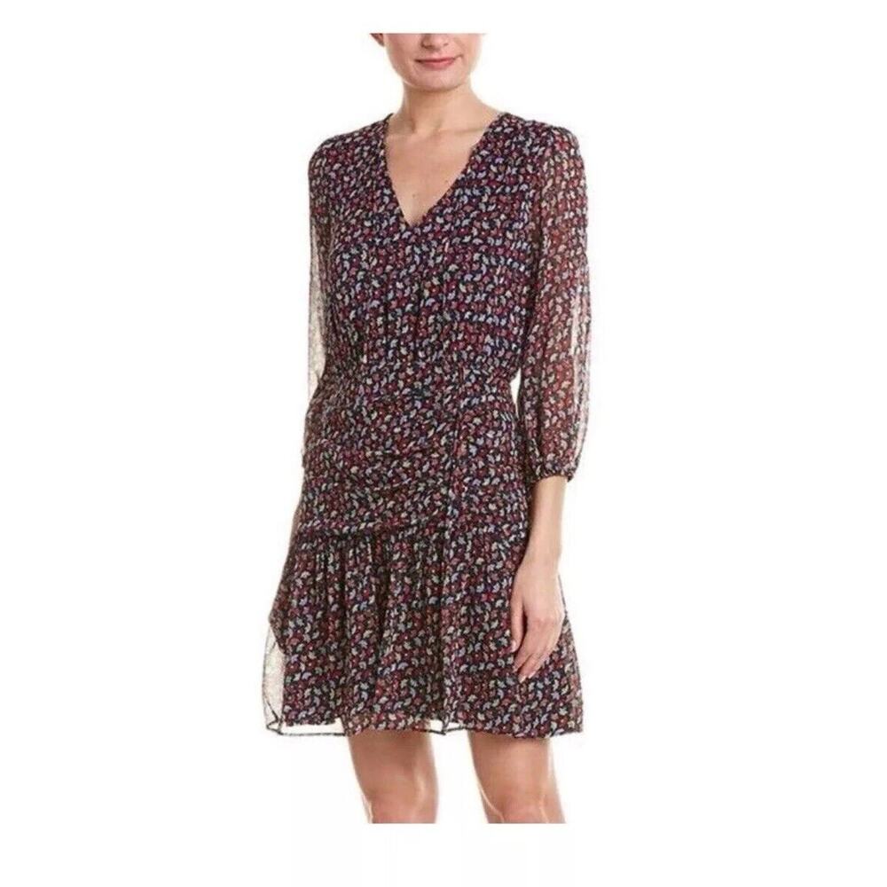Shoshana Bari Shirred‎ Mini Dress NWT Size 8